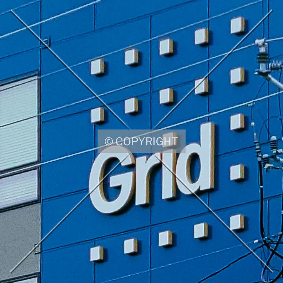 Sign on the west facade; June 26, 2031