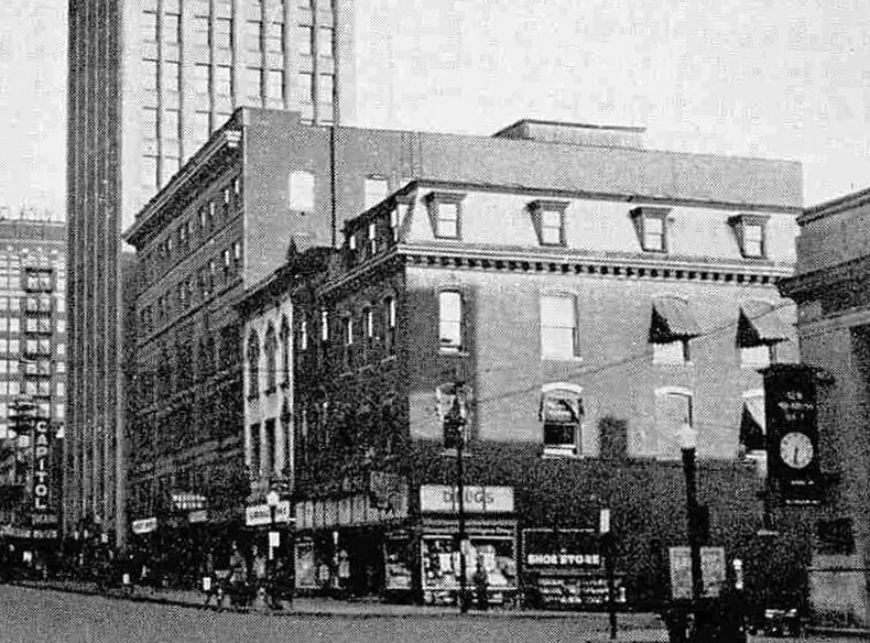 View from the southeast