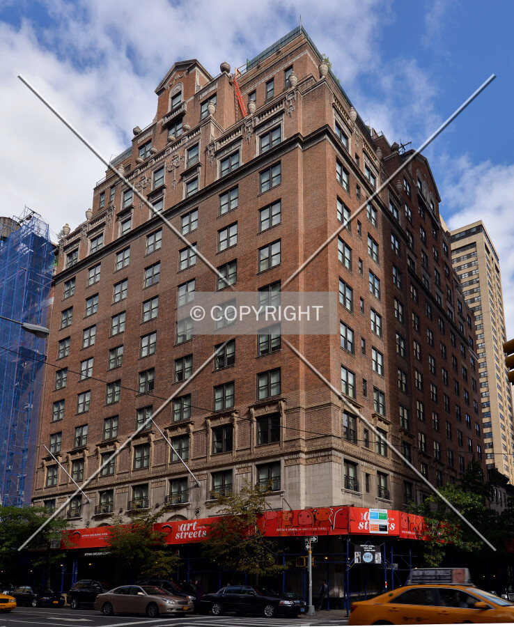 View from the west at Lexington Avenue and 37th Street