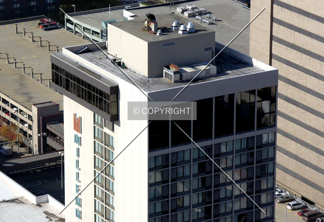 Top from the southeast atop the Carew Tower