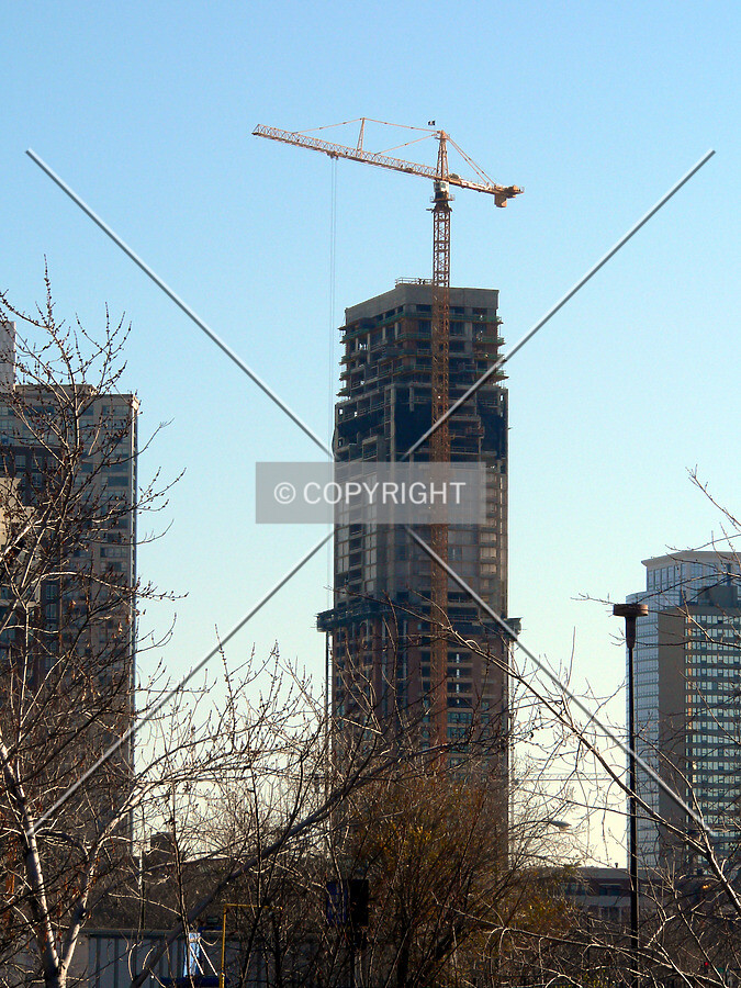 View to the southeast from the Chicago River