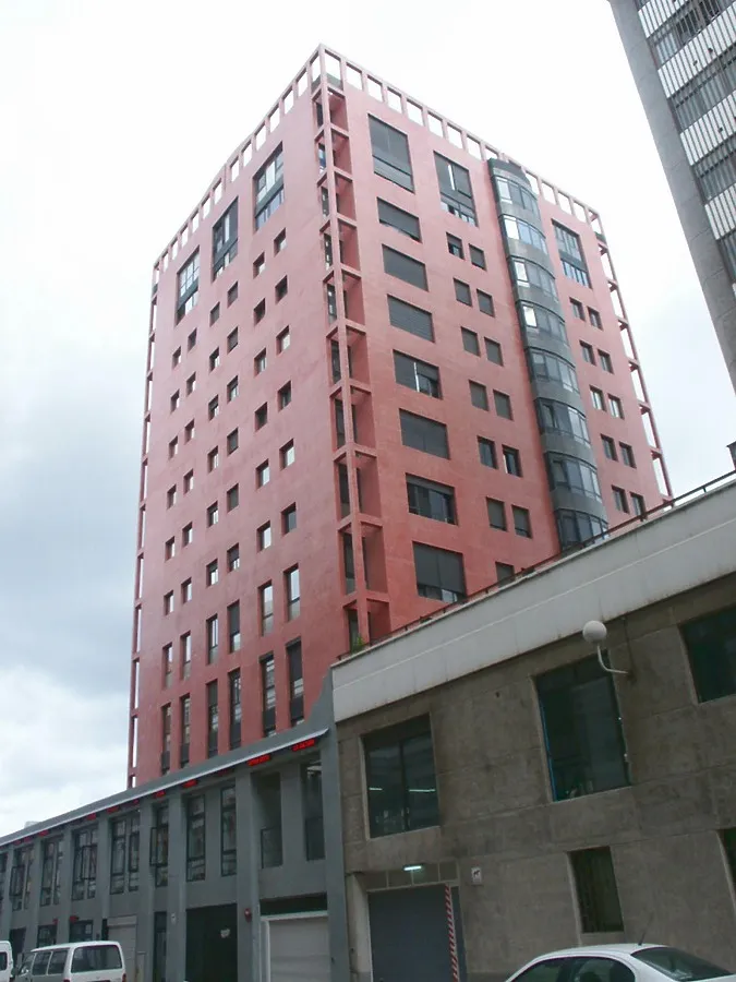 View from backside at Calle Miguel de Cervantes