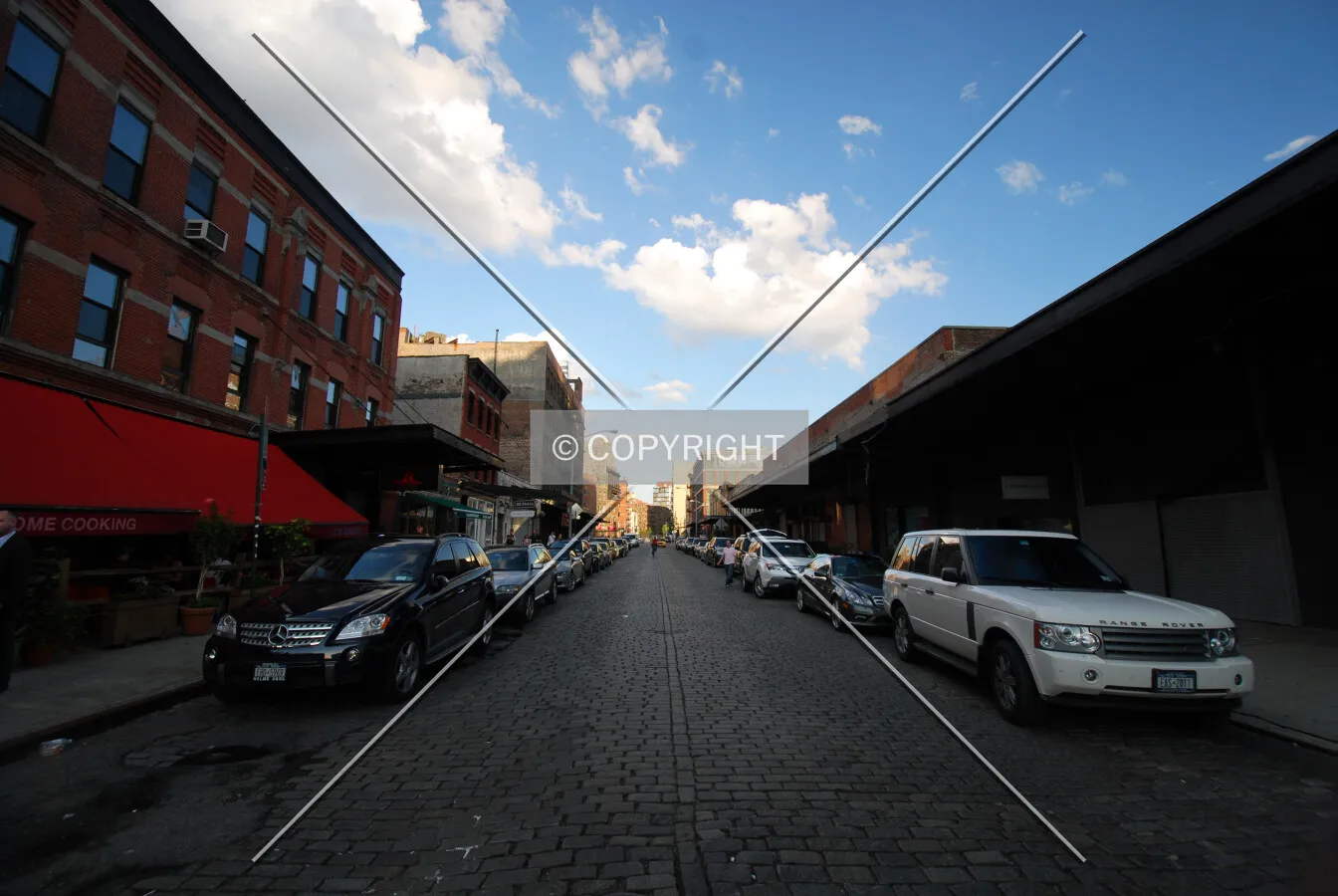 Looking eastward from Washington Street
