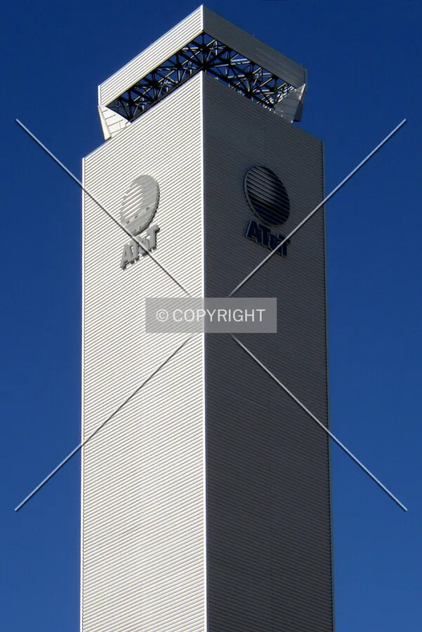 Detail of the microwave tower from the southeast