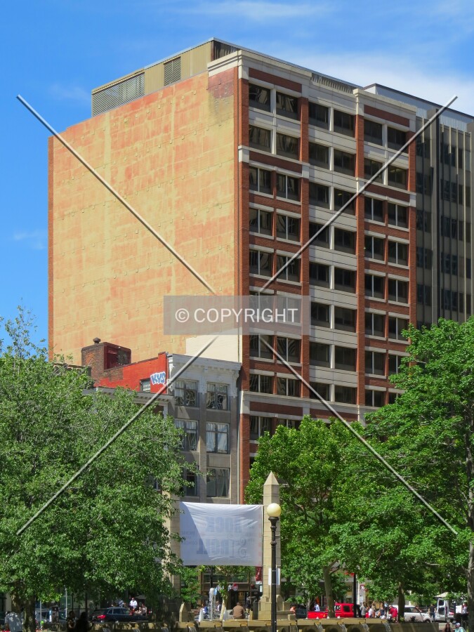 View to the northeast across Copley Square