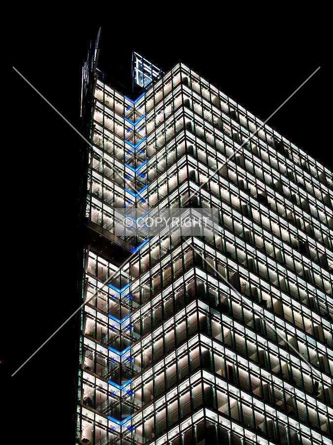 Looking up from the northeast