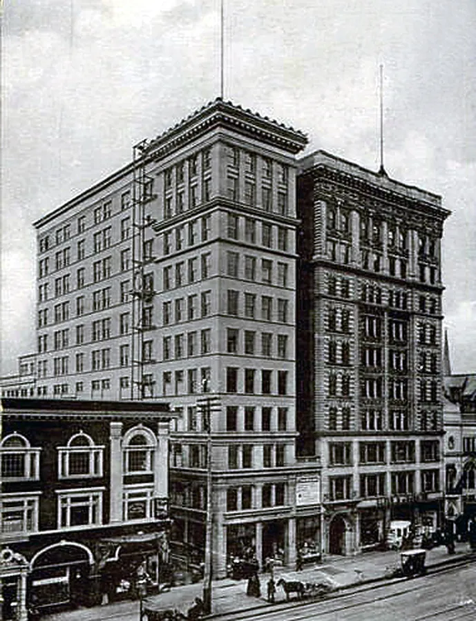 Vintage view from the southeast