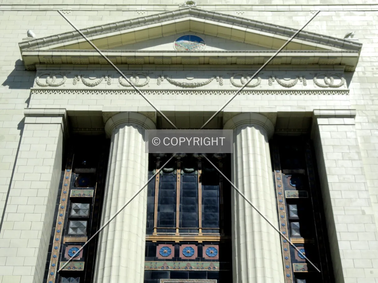 Southern facade detail