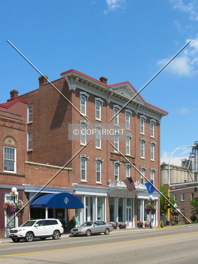 View to the north across Main Street