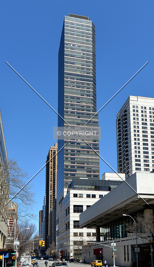 View from the southwest at Amsterdam Avenue and 64th Street