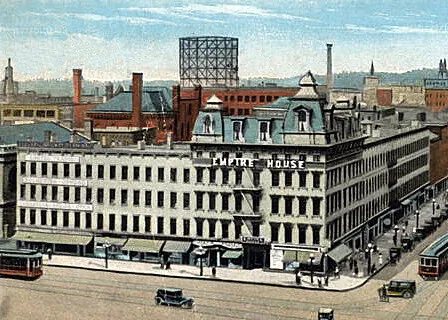 View from the southeast
