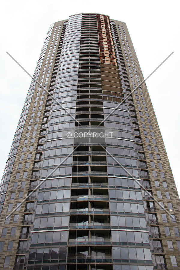Looking up from the north