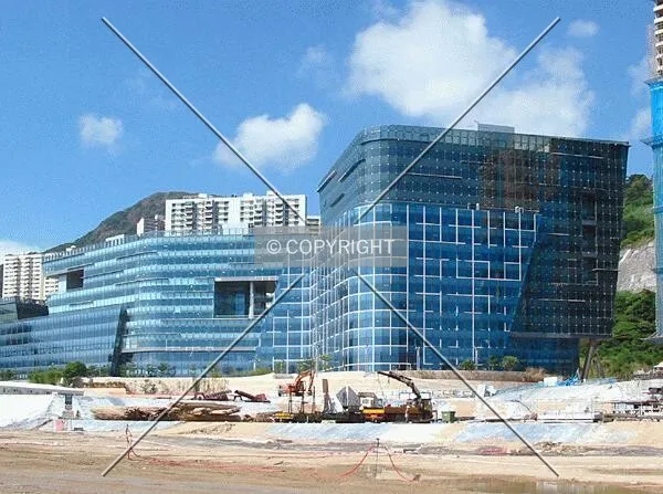 View from seaward side of building site
