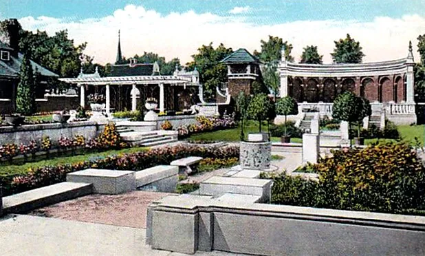 Vintage view from the southeast