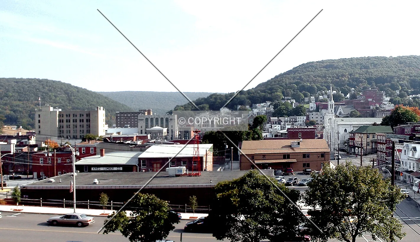 Downtown from the northwest