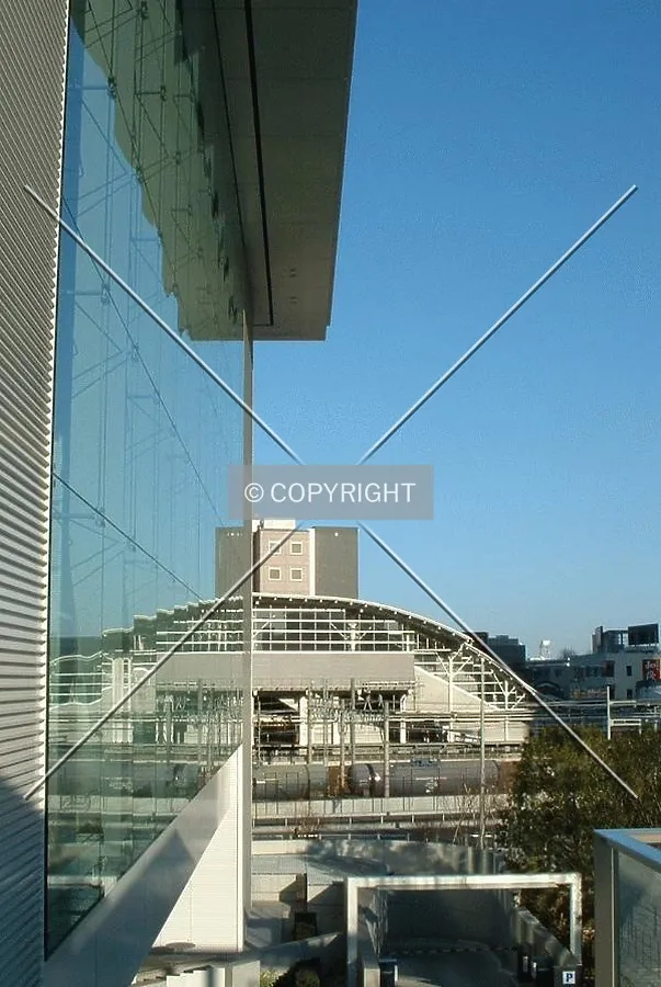 Reflections of train station
