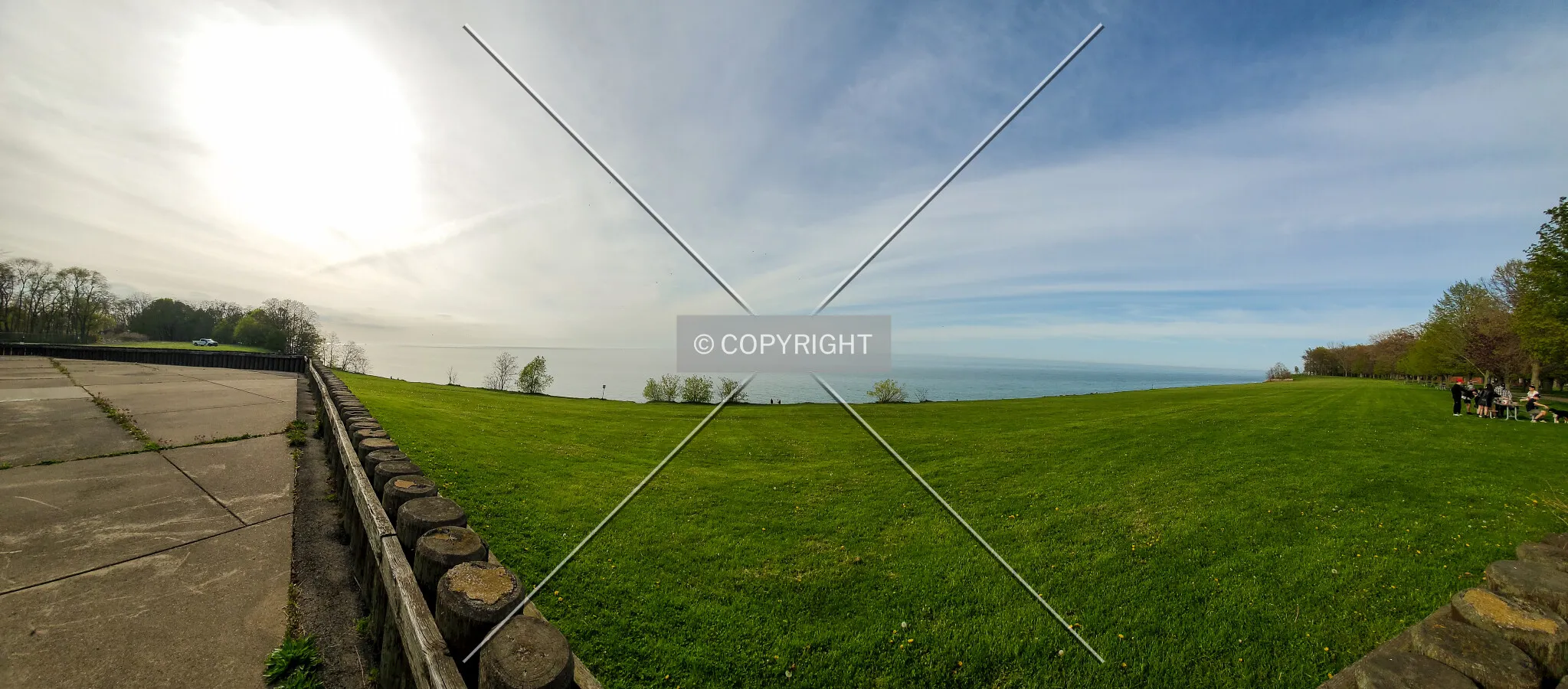 Looking out towards Lake Ontario; May 23, 2020