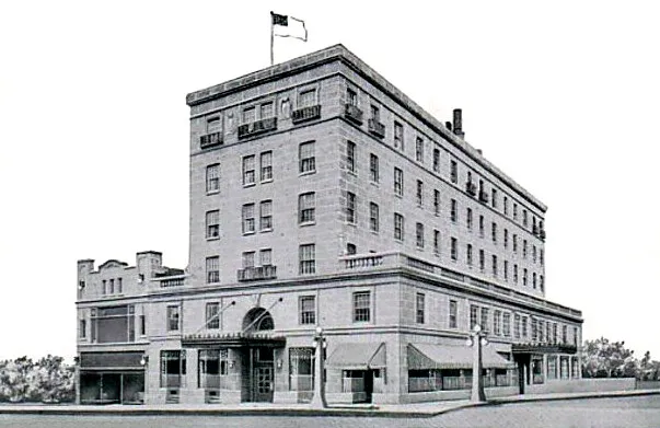 View from the southeast