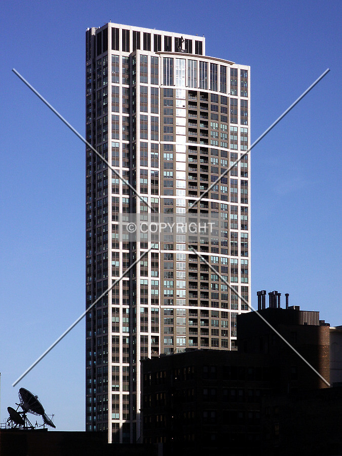 West side from the 203 North LaSalle parking garage