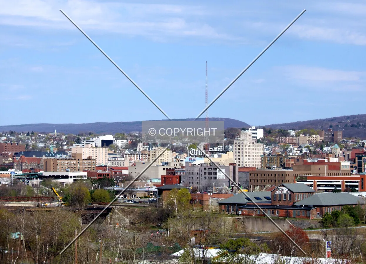 Downtown from the west