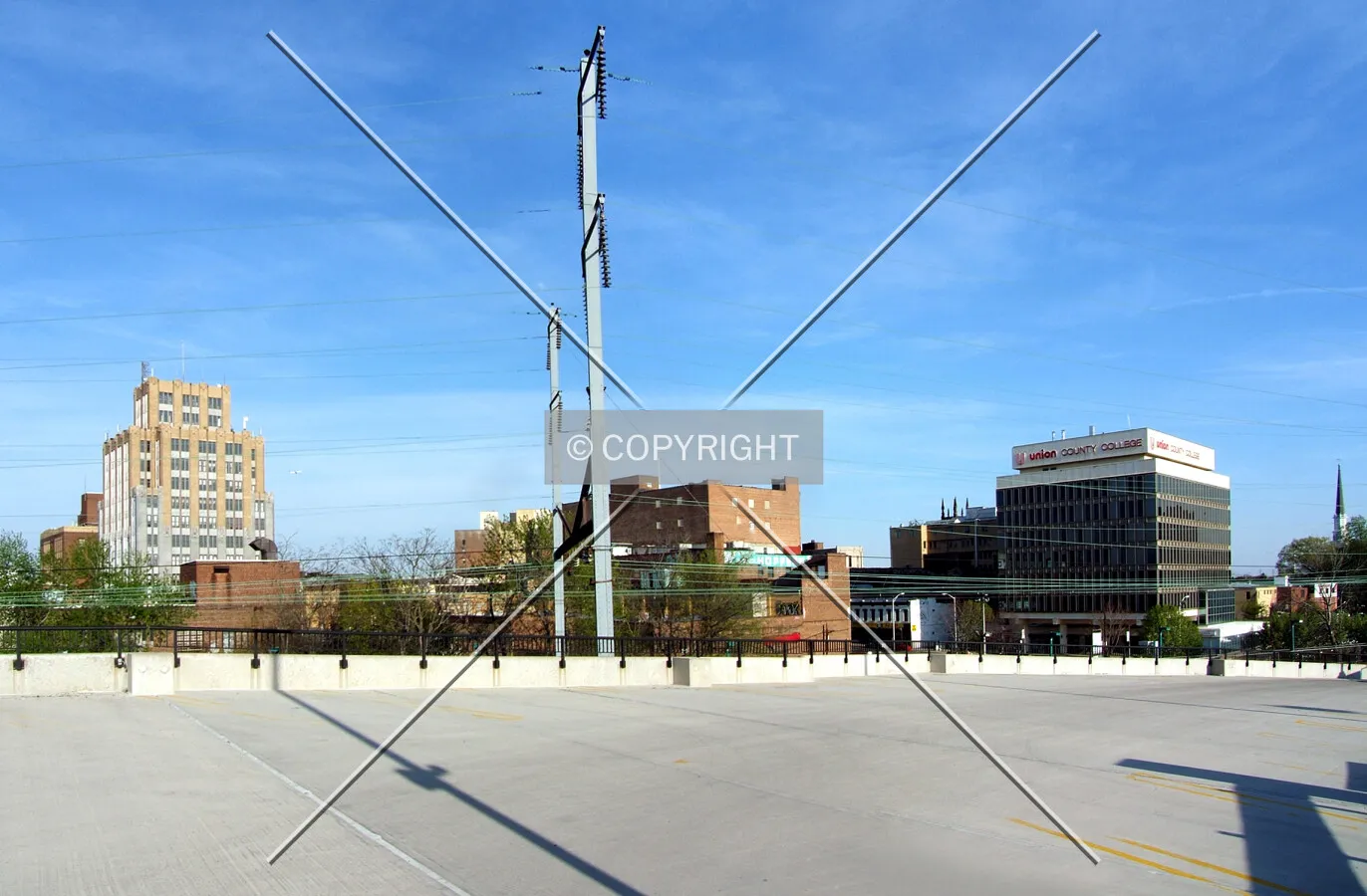 Downtown from the northwest