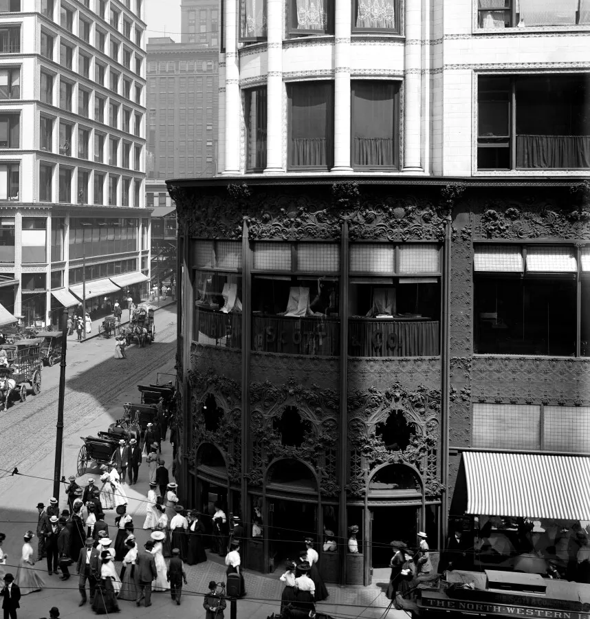 View from the west at Madision and State Streets
