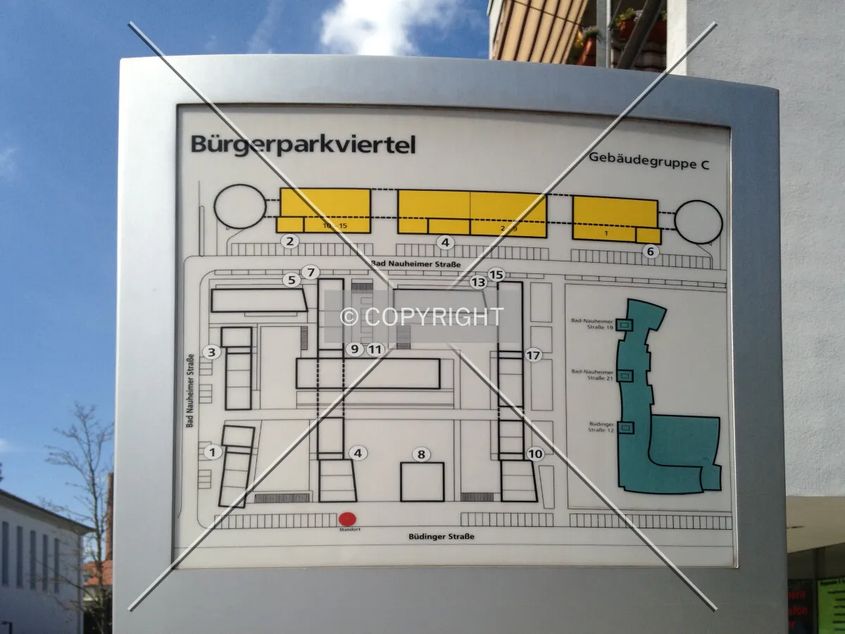 Bürgerparkviertel map