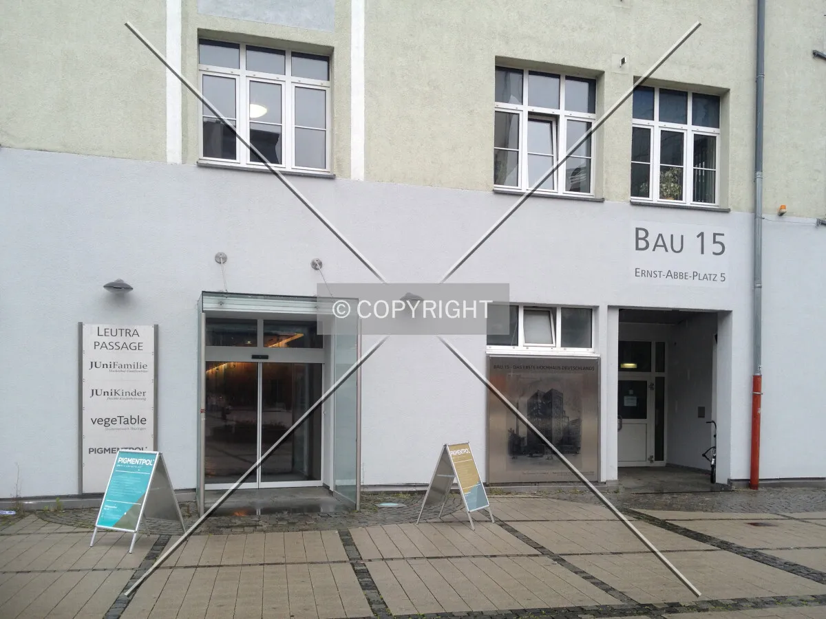 Entrance area to the oldest high-rise building in Germany