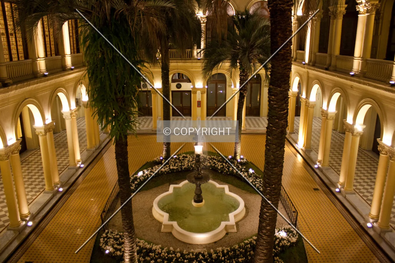 "El patio de las Palmeras" of Casa Rosada