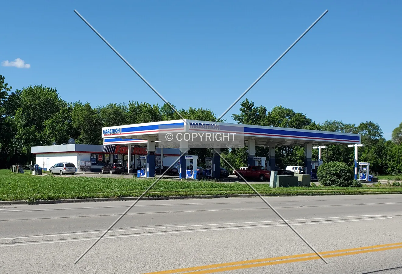 Northeast view; May 30, 2020