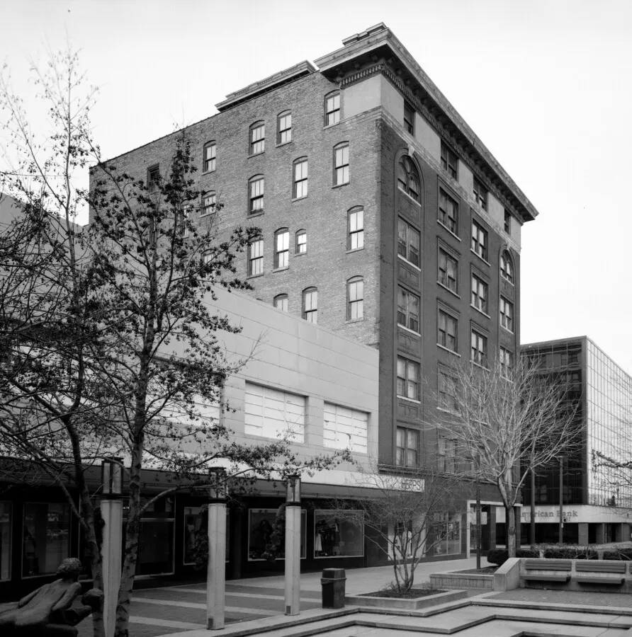 View from the east