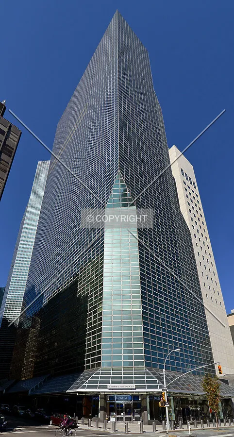 View from the southeast at 44th Street and 1st Avenue