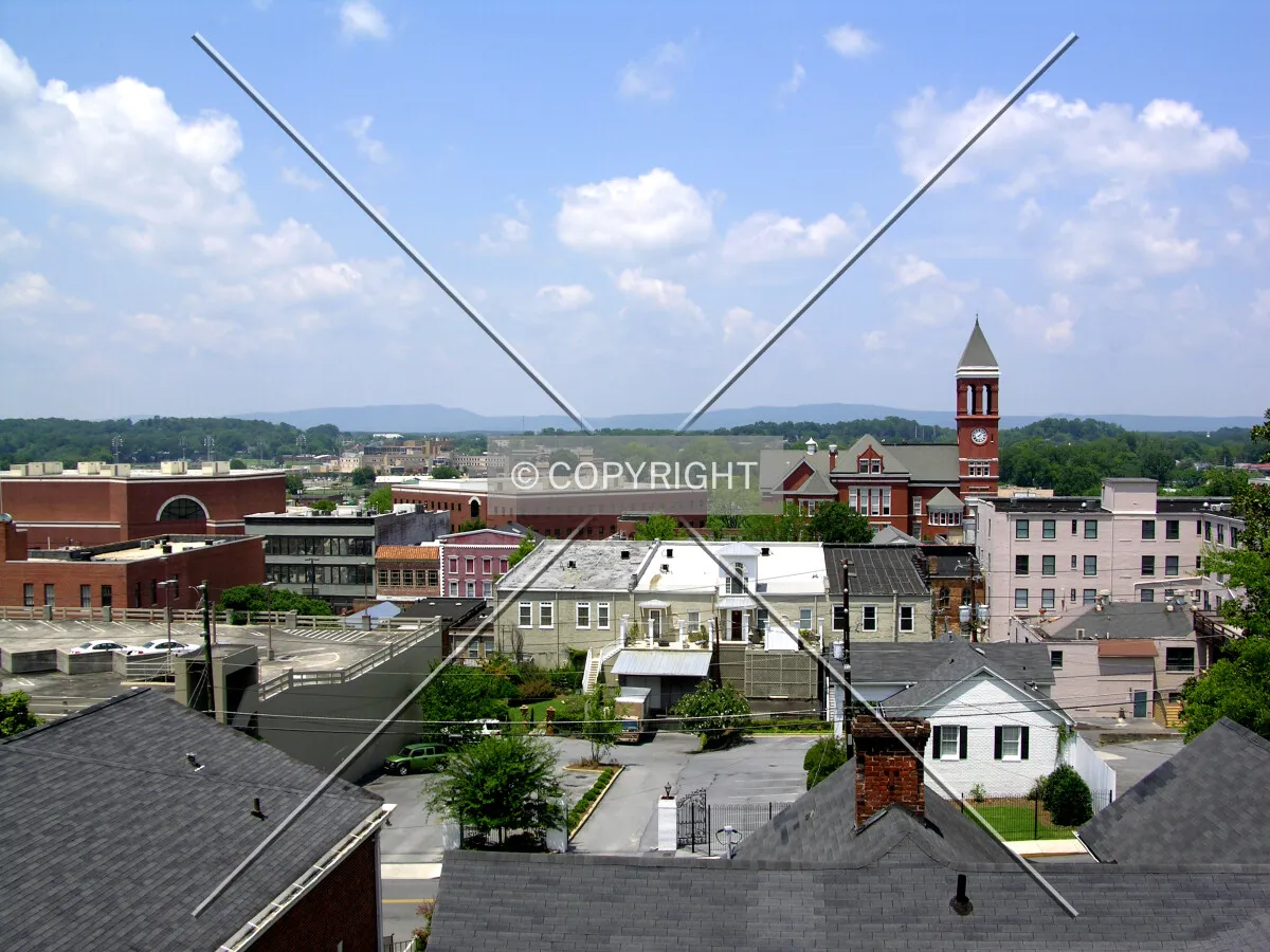Skyline from the south