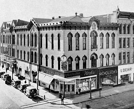 Vintage view from the northeast