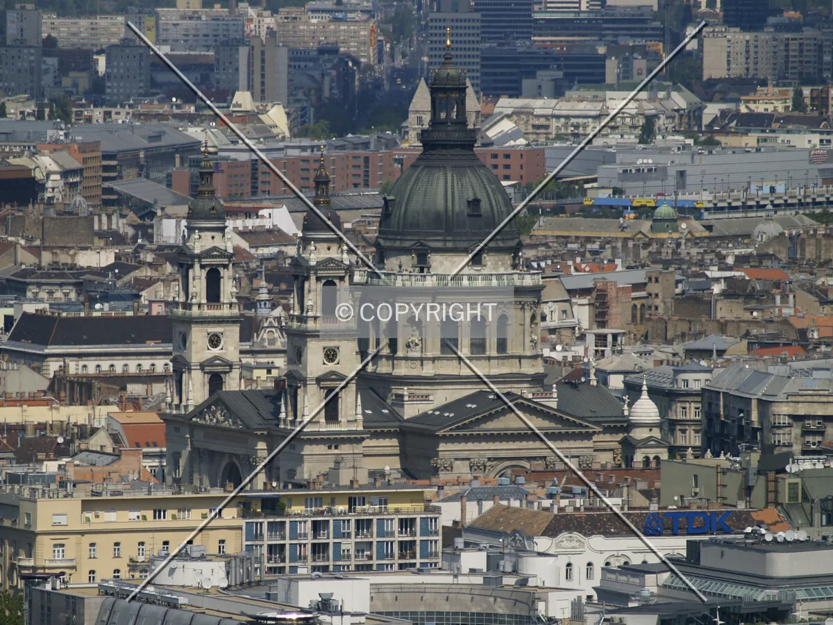 A view from the Citadella at the southwest