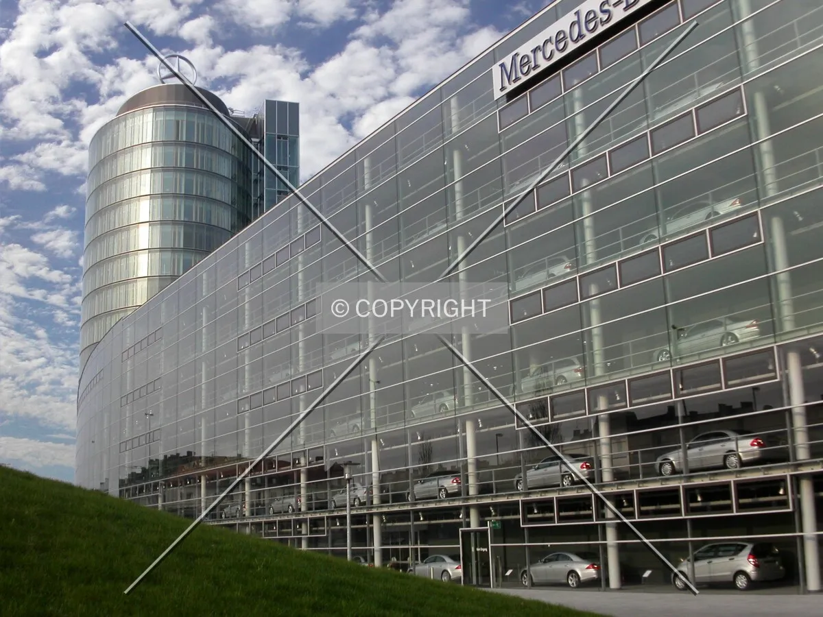 Western side of the building