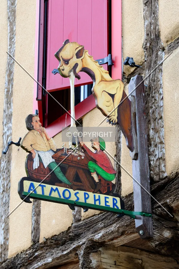 Atmosphere bar sign in Mirepoix