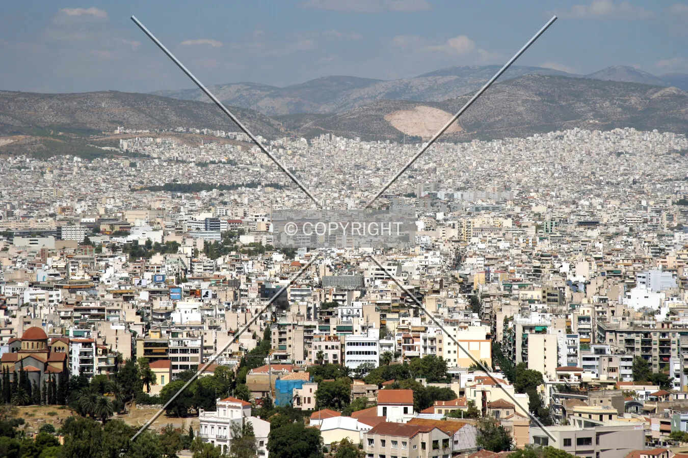 As seen from the Acropolis