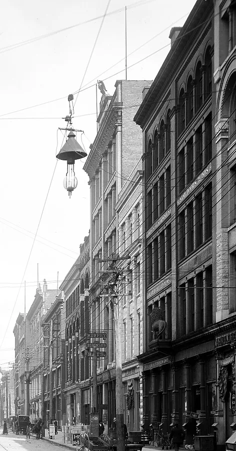 Vintage view from the south