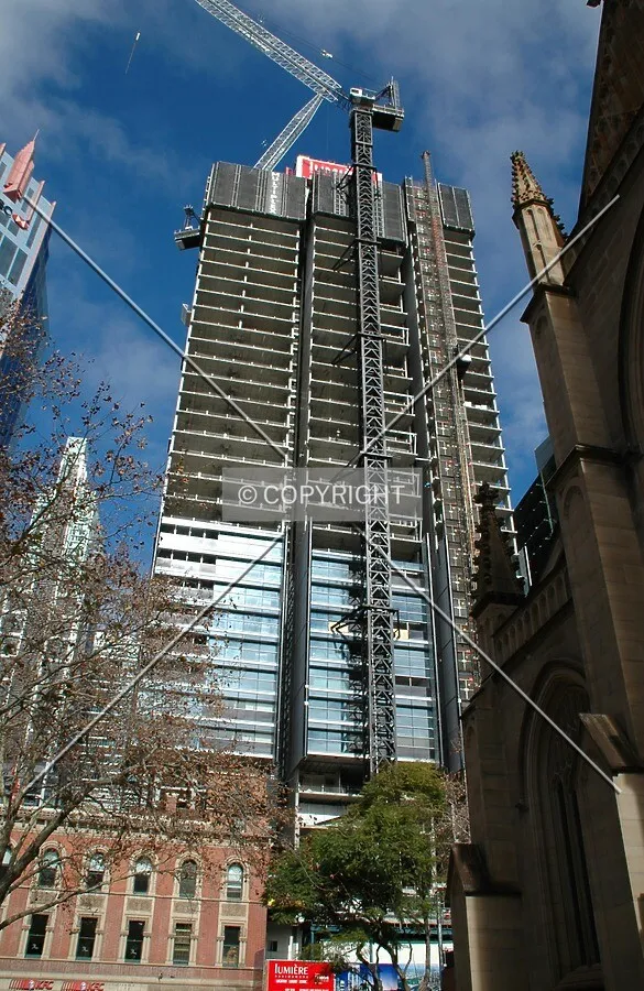 Looking up the northside