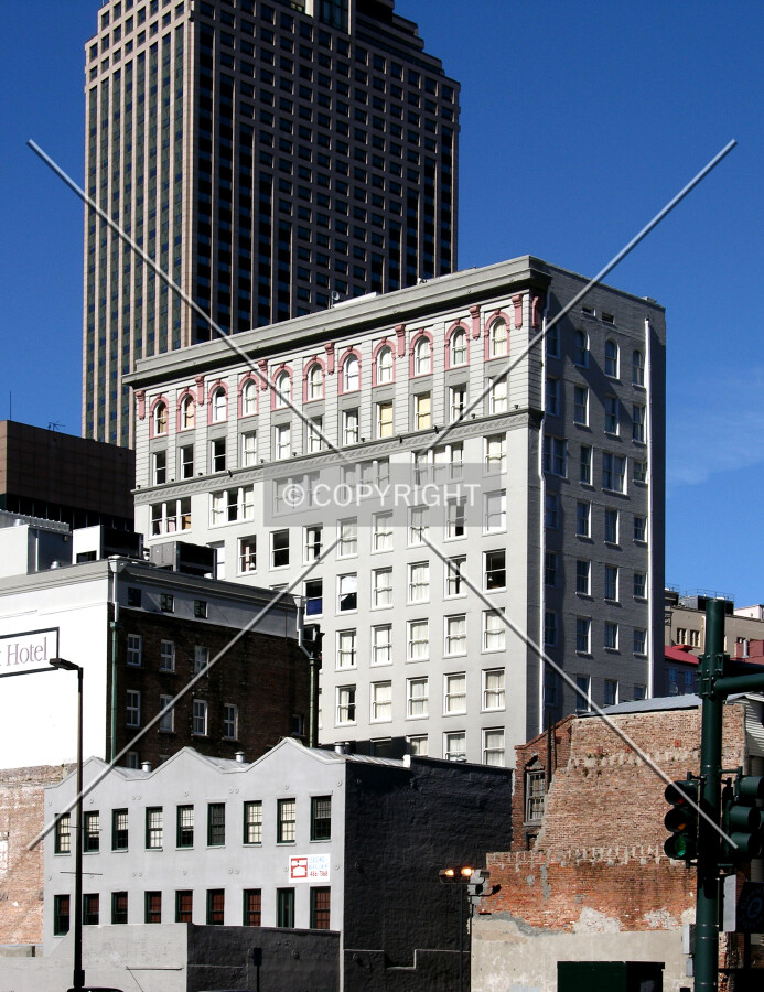 Looking northwest from Poydras Street