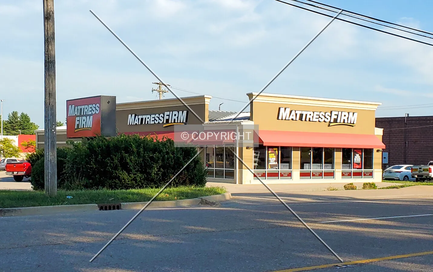 Northwest view; August 31, 2020