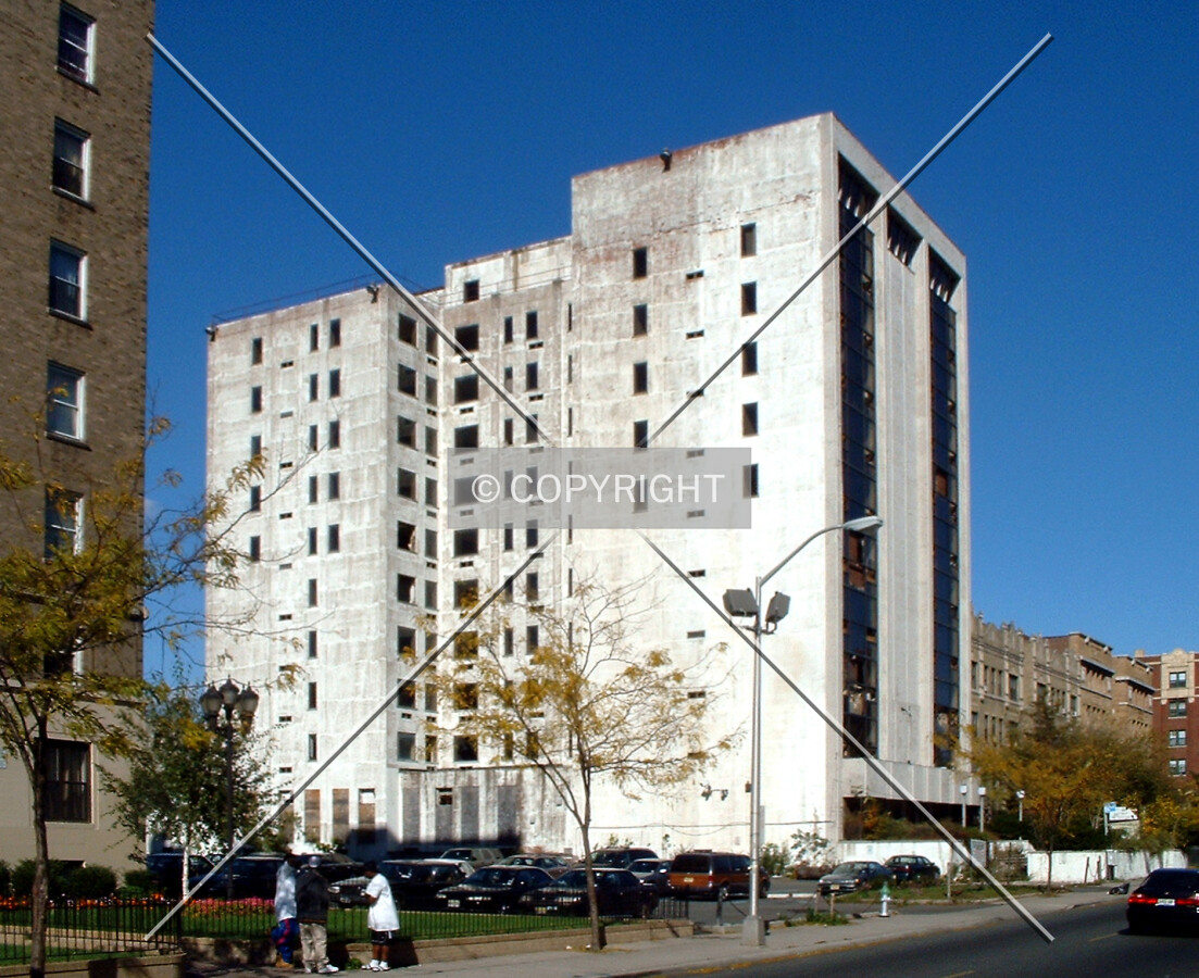 View from the south along South Harrison Street
