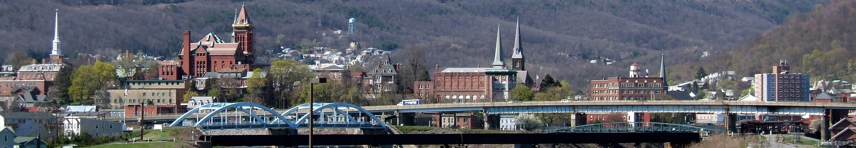 Downtown from the south