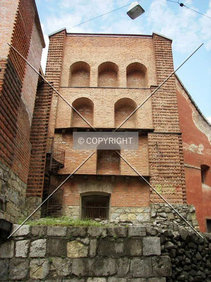 South side of structure