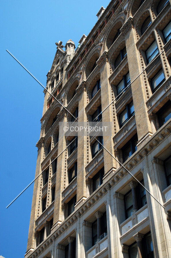 Looking up from East 18th Street