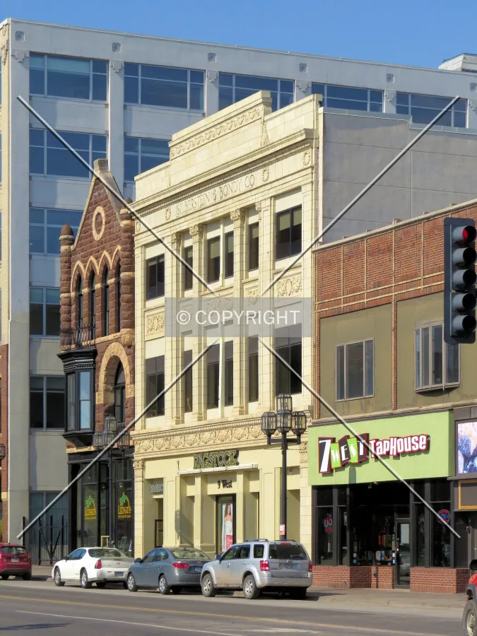 View to the west across Lake Avenue & Superior Street