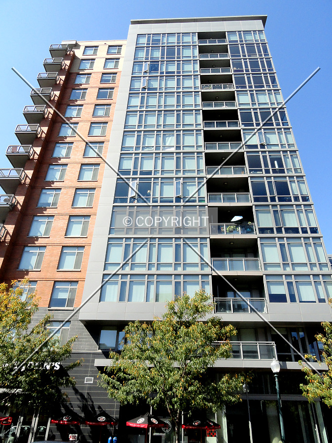 Looking up the Cameron Street side