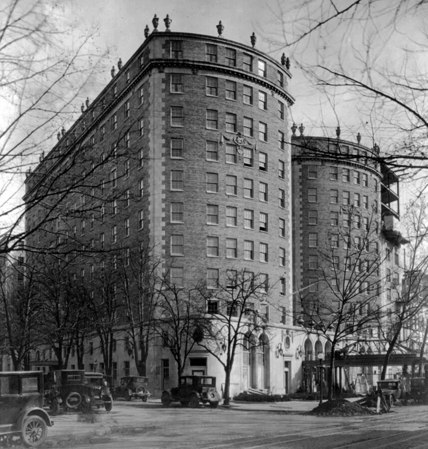 Vintage view from the northwest