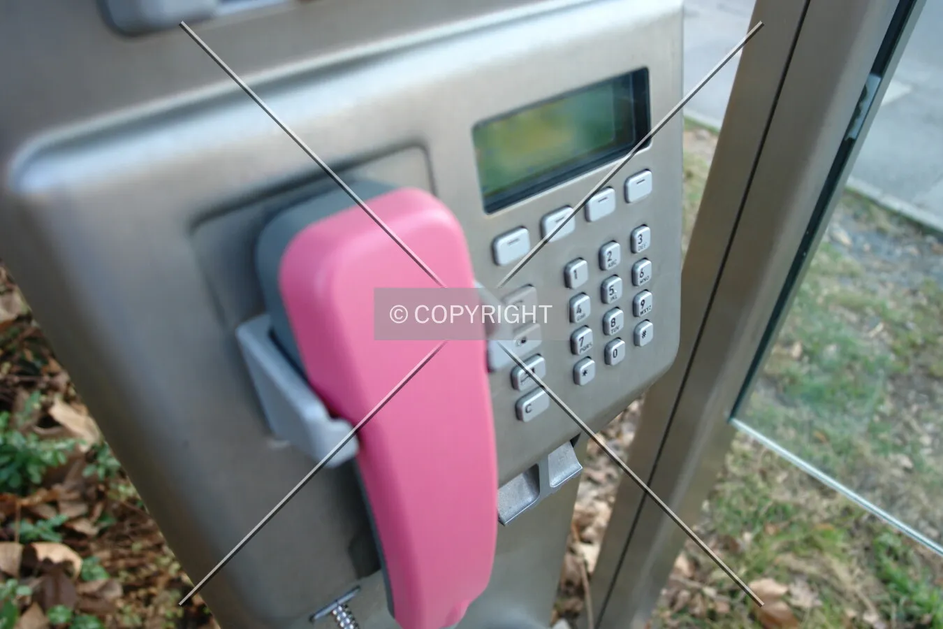 A public telephone